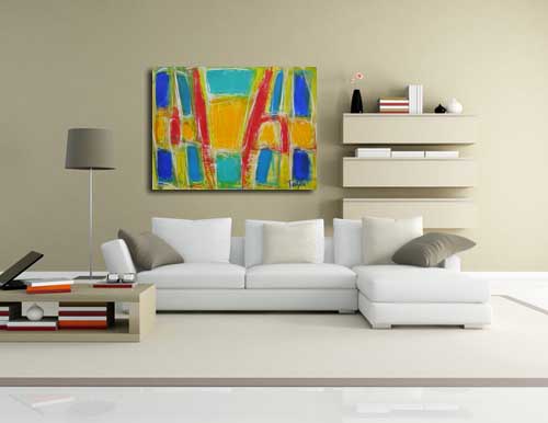 Contemporary Art 29 in living room