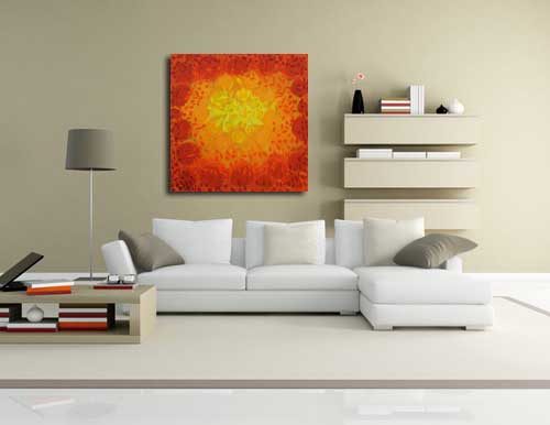 Sunburst in Living Room